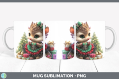 GorgeousSafari Cute Christmas Mug Wrap design.