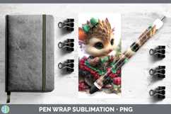 GorgeousSafari Cute Christmas Pen Wrap design.