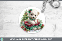 GorgeousSafari Cute Christmas Keychain design.
