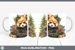 GorgeousSafari Cute Christmas Mug Wrap design.