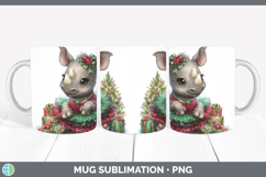 GorgeousSafari Cute Christmas Mug Wrap design.