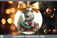 GorgeousSafari Cute Christmas Ornament design.