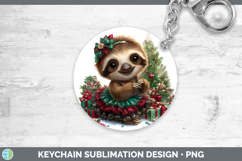 GorgeousSafari Cute Christmas Keychain design.