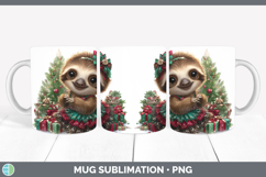 GorgeousSafari Cute Christmas Mug Wrap design.