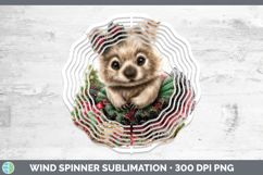 GorgeousSafari Cute Christmas Wind Spinner design.