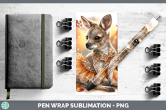 GorgeousSafari Cute Thanksgiving Pen Wrap design.