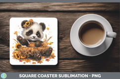 GorgeousSafari Cute Thanksgiving Square Coaster design.