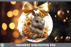 GorgeousSafari Cute Thanksgiving Ornament design.