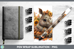GorgeousSafari Cute Thanksgiving Pen Wrap design.