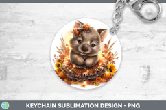 GorgeousSafari Cute Thanksgiving Keychain design.