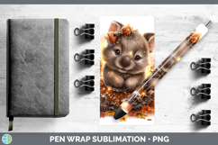 GorgeousSafari Cute Thanksgiving Pen Wrap design.