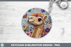 GorgeousSafari Embroider Keychain design.