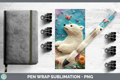 GorgeousSafari Embroider Pen Wrap design.