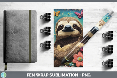 GorgeousSafari Embroider Pen Wrap design.