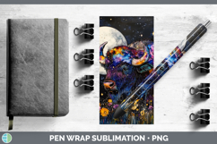 GorgeousSafari Galaxy Pen Wrap design.