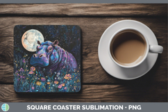 GorgeousSafari Galaxy Square Coaster design.