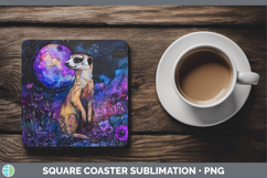 GorgeousSafari Galaxy Square Coaster design.