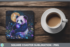 GorgeousSafari Galaxy Square Coaster design.