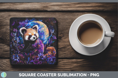 GorgeousSafari Galaxy Square Coaster design.
