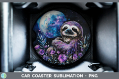 GorgeousSafari Galaxy Car Coaster design.