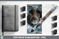 GorgeousSafari Geode Wall Pen Wrap design.