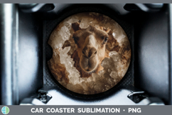 GorgeousSafari Geode Wall Car Coaster design.