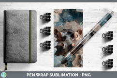 GorgeousSafari Geode Wall Pen Wrap design.