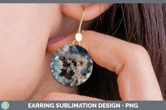 GorgeousSafari Geode Wall Round Earrings design.