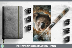 GorgeousSafari Geode Wall Pen Wrap design.