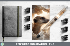 GorgeousSafari Geode Wall Pen Wrap design.