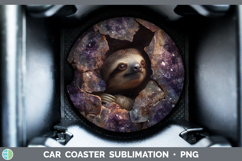 GorgeousSafari Geode Wall Car Coaster design.