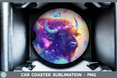 GorgeousSafari Glitter Car Coaster design.