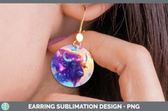GorgeousSafari Glitter Round Earrings design.