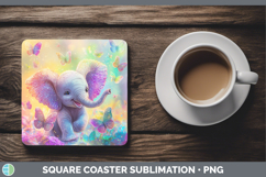 GorgeousSafari Glitter Square Coaster design.