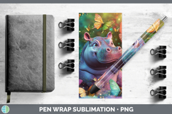 GorgeousSafari Glitter Pen Wrap design.