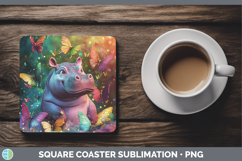 GorgeousSafari Glitter Square Coaster design.
