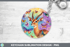 GorgeousSafari Glitter Keychain design.