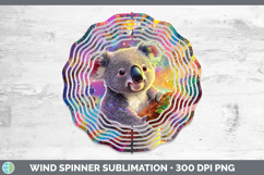 GorgeousSafari Glitter Wind Spinner design.