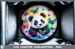 GorgeousSafari Glitter Car Coaster design.