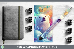GorgeousSafari Glitter Pen Wrap design.
