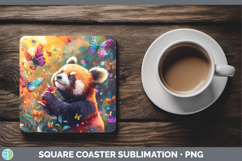 GorgeousSafari Glitter Square Coaster design.