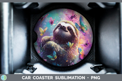 GorgeousSafari Glitter Car Coaster design.