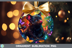 GorgeousSafari Glitter Ornament design.