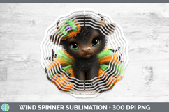 GorgeousSafari Halloween Wind Spinner design.