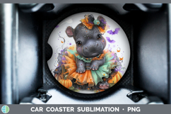 GorgeousSafari Halloween Car Coaster design.