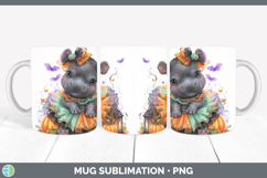 GorgeousSafari Halloween Mug Wrap design.