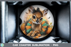 GorgeousSafari Halloween Car Coaster design.