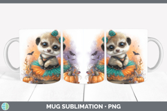 GorgeousSafari Halloween Mug Wrap design.