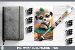 GorgeousSafari Halloween Pen Wrap design.