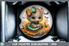 GorgeousSafari Halloween Car Coaster design.